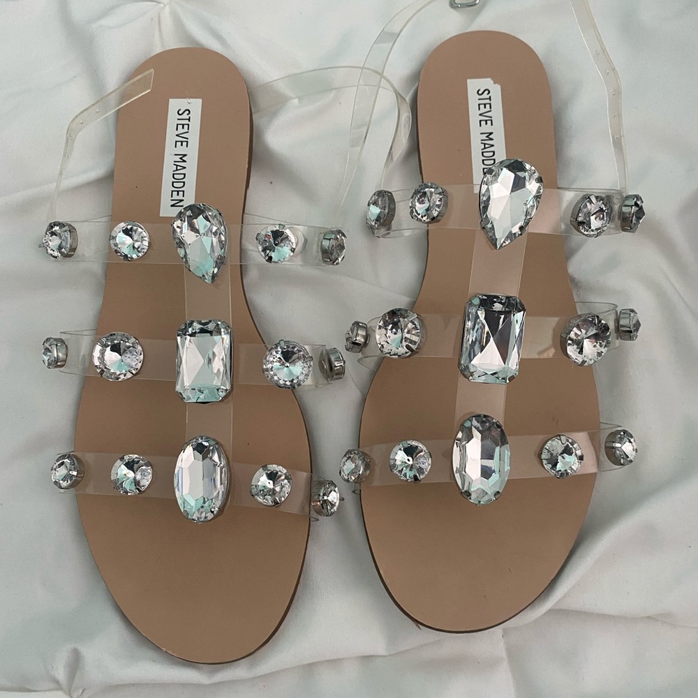 Steve Madden Jeweled Sandals